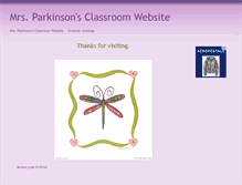 Tablet Screenshot of parkinson.educatorpages.com