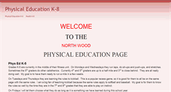 Desktop Screenshot of northwoodphysed.educatorpages.com