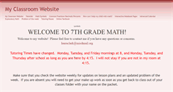 Desktop Screenshot of clarkmath08.educatorpages.com