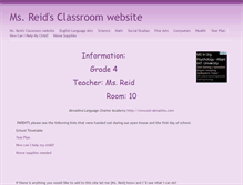 Tablet Screenshot of 30751.educatorpages.com