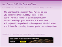 Tablet Screenshot of bgumm.educatorpages.com