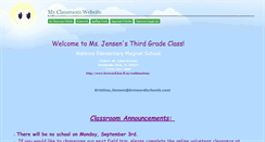 Desktop Screenshot of kristinajensen.educatorpages.com