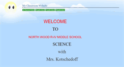 Desktop Screenshot of northwoodscience.educatorpages.com