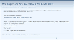 Desktop Screenshot of englerbreedlove.educatorpages.com