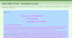 Desktop Screenshot of mscoleman.educatorpages.com