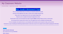 Desktop Screenshot of mrsayala.educatorpages.com