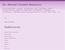 Tablet Screenshot of morche.educatorpages.com