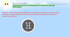 Desktop Screenshot of harrisona.educatorpages.com