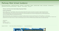Desktop Screenshot of parkwaywest.educatorpages.com