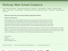 Tablet Screenshot of parkwaywest.educatorpages.com