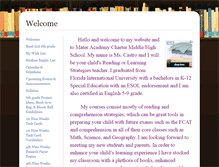 Tablet Screenshot of dcastro.educatorpages.com