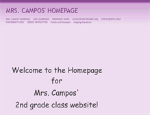 Tablet Screenshot of mrscampos.educatorpages.com
