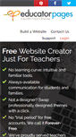 Mobile Screenshot of educatorpages.com