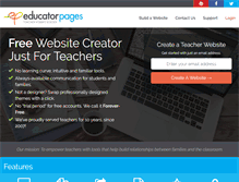 Tablet Screenshot of educatorpages.com