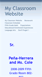 Mobile Screenshot of penaherrera.educatorpages.com