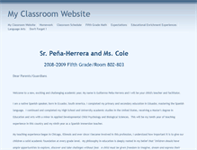 Tablet Screenshot of penaherrera.educatorpages.com