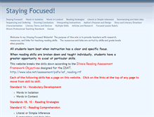 Tablet Screenshot of focused.educatorpages.com