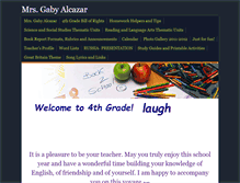 Tablet Screenshot of mrsgaby.educatorpages.com