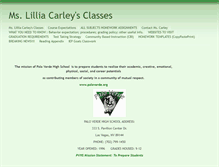 Tablet Screenshot of lilliacarley.educatorpages.com