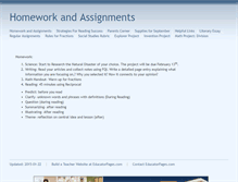 Tablet Screenshot of msadler.educatorpages.com