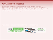 Tablet Screenshot of mrsvoller.educatorpages.com