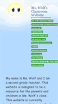Mobile Screenshot of mswolf.educatorpages.com