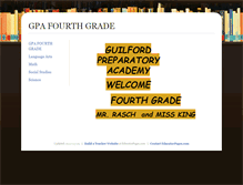 Tablet Screenshot of gpafourthgrade.educatorpages.com
