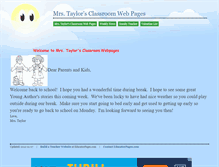 Tablet Screenshot of jltaylor.educatorpages.com