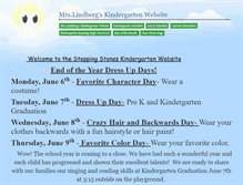 Tablet Screenshot of mrslindberg.educatorpages.com