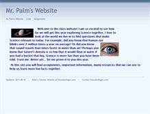 Tablet Screenshot of jpalm.educatorpages.com