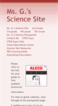 Mobile Screenshot of gottscience.educatorpages.com