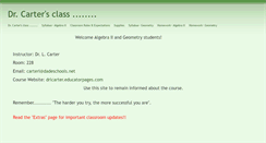 Desktop Screenshot of drlcarter.educatorpages.com