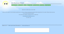 Desktop Screenshot of erosenjohn23.educatorpages.com