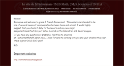 Desktop Screenshot of ischurman.educatorpages.com