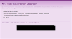 Desktop Screenshot of dhicks.educatorpages.com