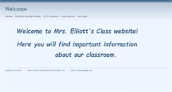 Desktop Screenshot of mrskelliott.educatorpages.com