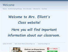 Tablet Screenshot of mrskelliott.educatorpages.com