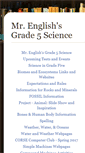 Mobile Screenshot of englishscience.educatorpages.com