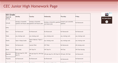 Desktop Screenshot of cechomework.educatorpages.com