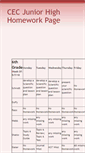 Mobile Screenshot of cechomework.educatorpages.com
