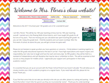 Tablet Screenshot of mrsflores.educatorpages.com