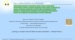 Desktop Screenshot of mrsacabrera.educatorpages.com