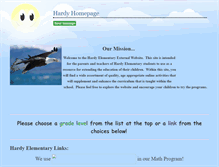 Tablet Screenshot of hardyelem.educatorpages.com