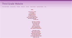 Desktop Screenshot of manateebay3rdgrade.educatorpages.com