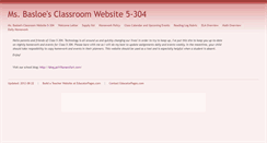 Desktop Screenshot of lbasloe.educatorpages.com