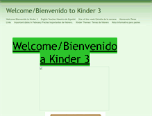 Tablet Screenshot of kinder3ces.educatorpages.com