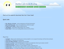 Tablet Screenshot of hartley.educatorpages.com