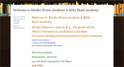 Desktop Screenshot of kinderhouse.educatorpages.com