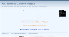 Desktop Screenshot of ajohnsonca.educatorpages.com