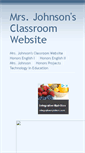 Mobile Screenshot of ajohnsonca.educatorpages.com